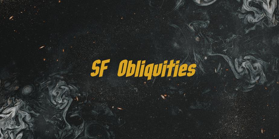 Fonte SF Obliquities