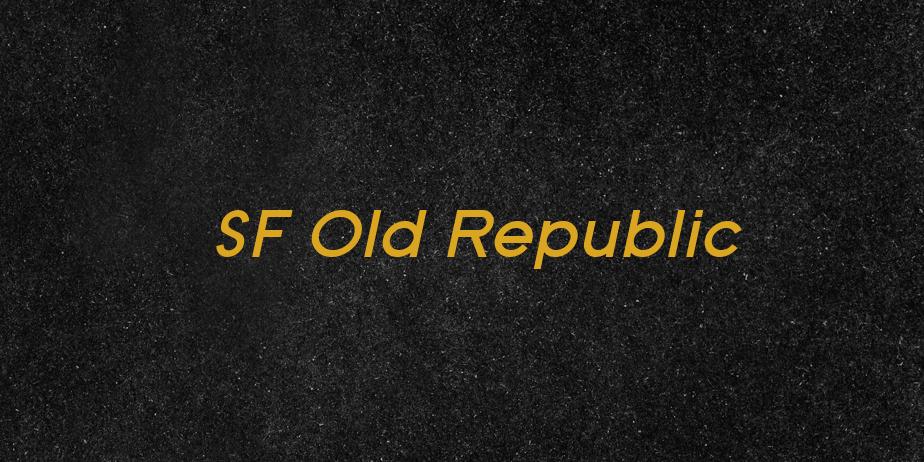 Fonte SF Old Republic