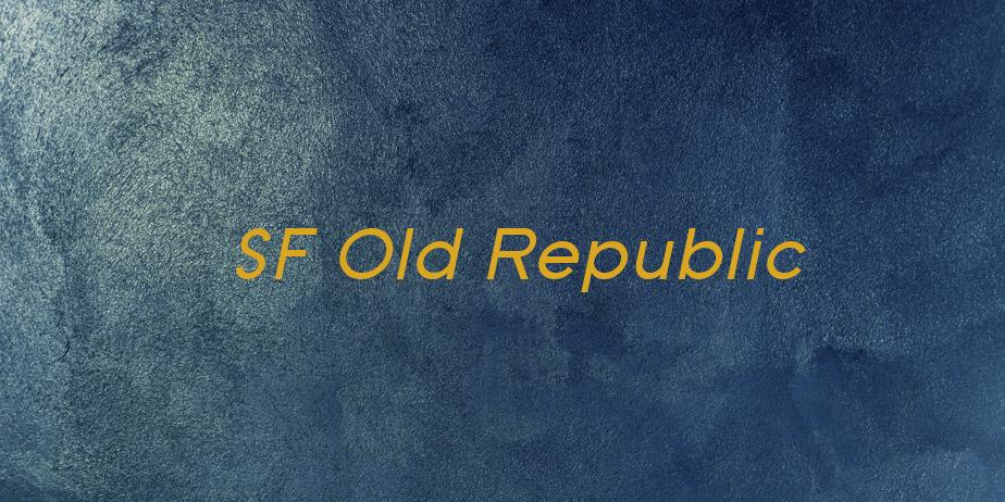 Fonte SF Old Republic