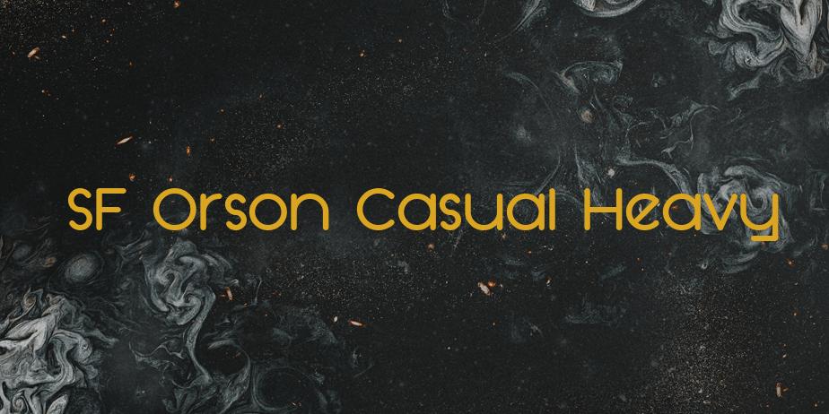 Fonte SF Orson Casual Heavy