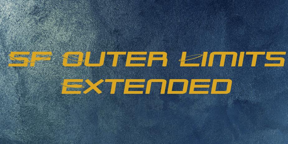 Fonte SF Outer Limits Extended