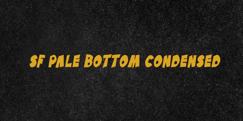 Fonte SF Pale Bottom Condensed