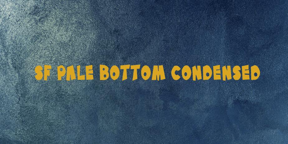 Fonte SF Pale Bottom Condensed