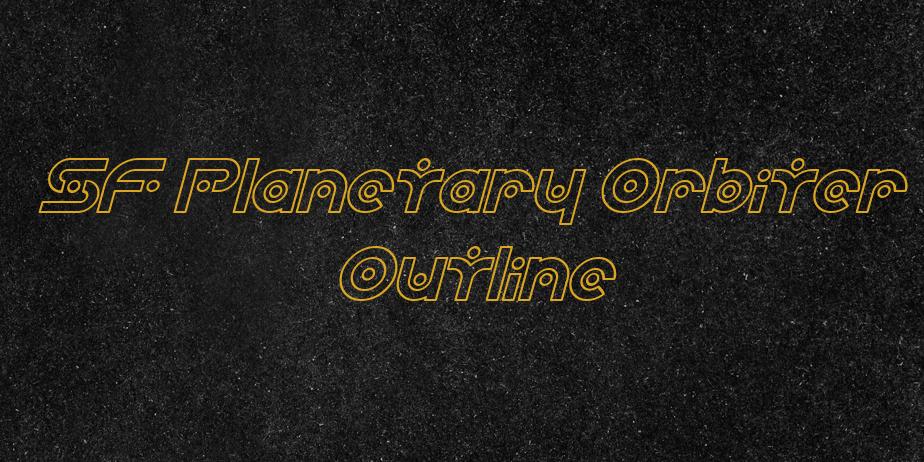 Fonte SF Planetary Orbiter Outline