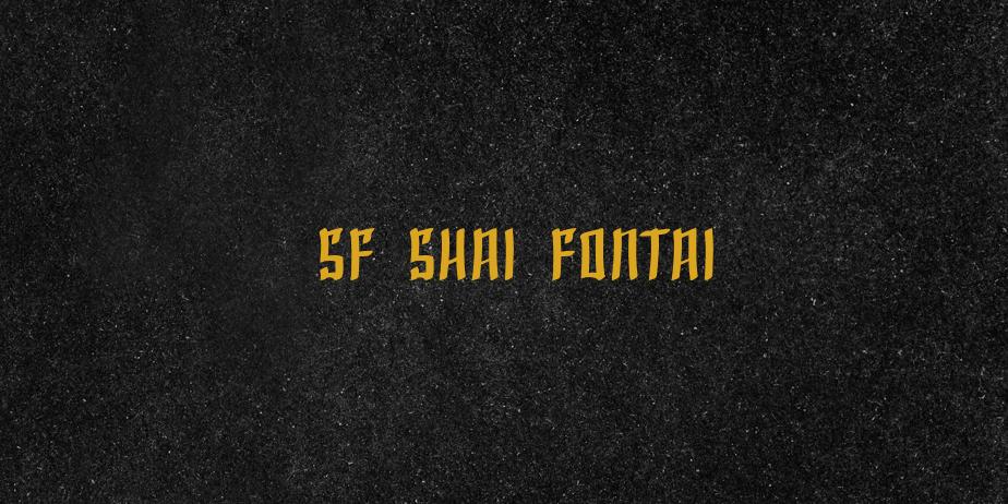 Fonte SF Shai Fontai