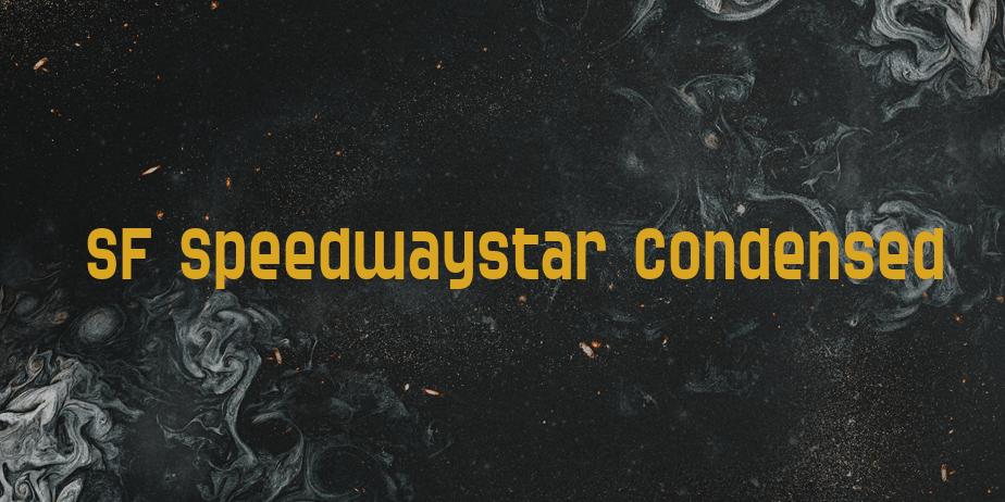 Fonte SF Speedwaystar Condensed