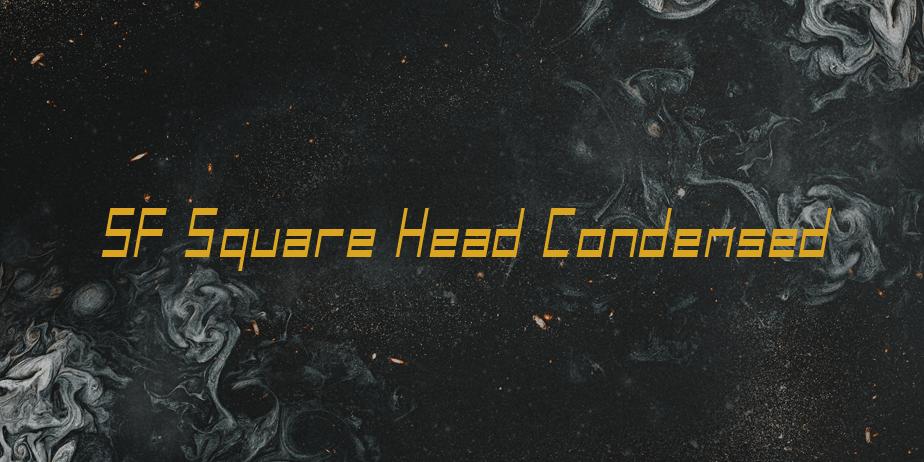 Fonte SF Square Head Condensed