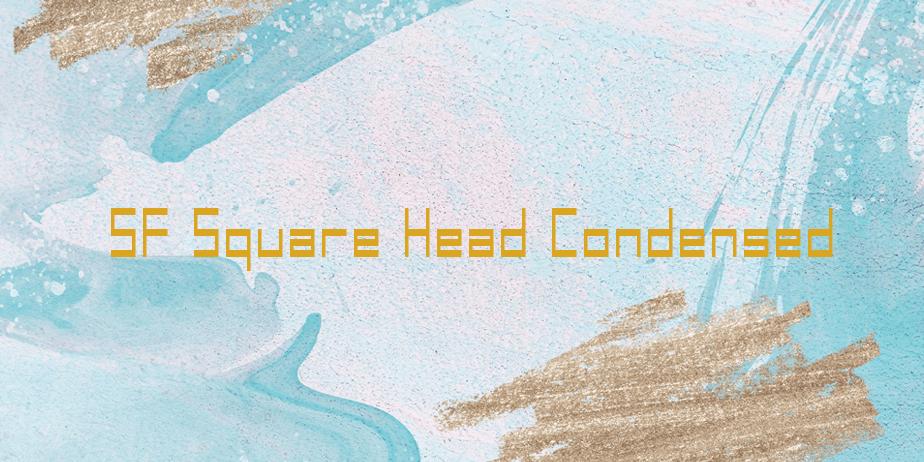 Fonte SF Square Head Condensed