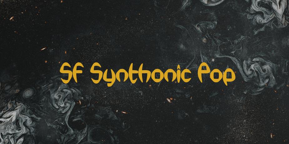 Fonte SF Synthonic Pop