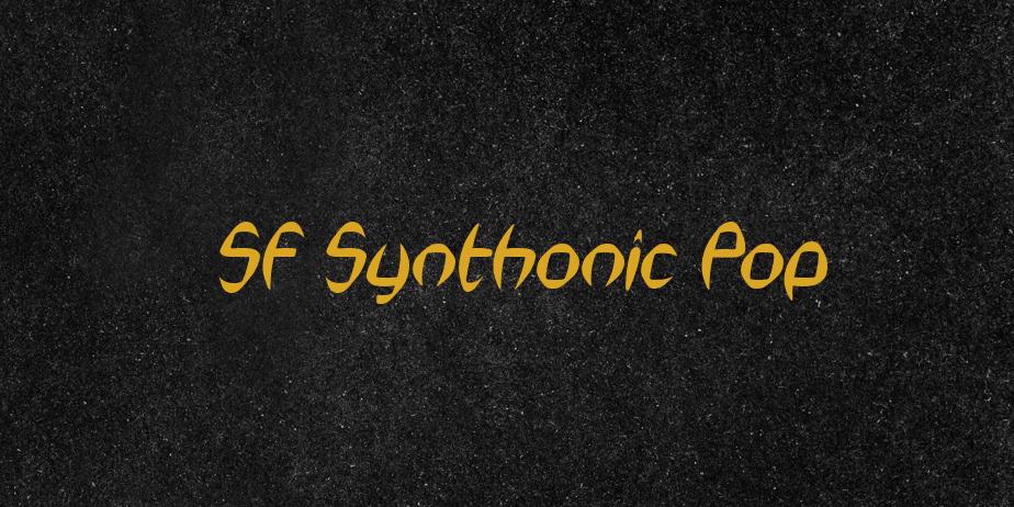 Fonte SF Synthonic Pop