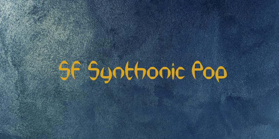 Fonte SF Synthonic Pop