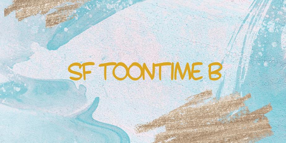 Fonte SF Toontime B