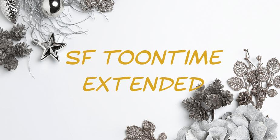 Fonte SF Toontime Extended