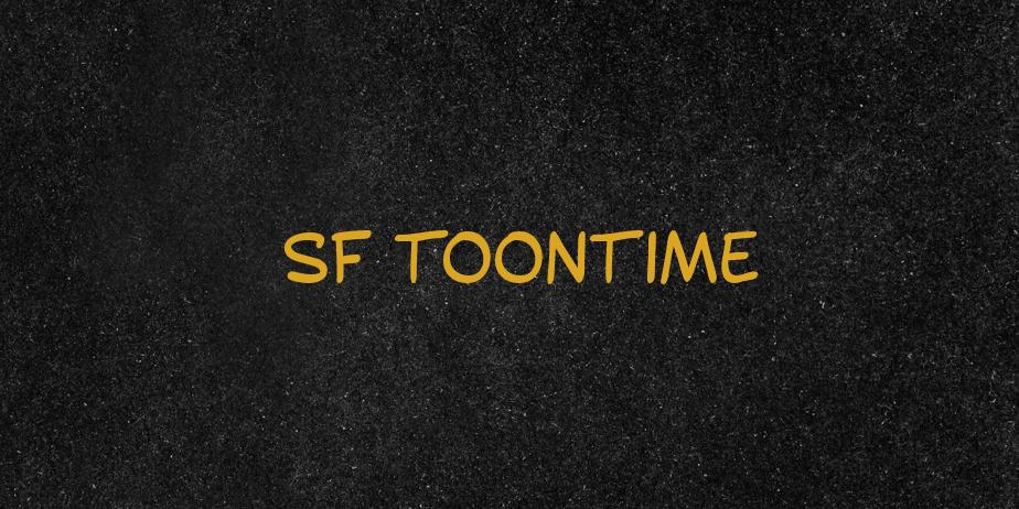 Fonte SF Toontime