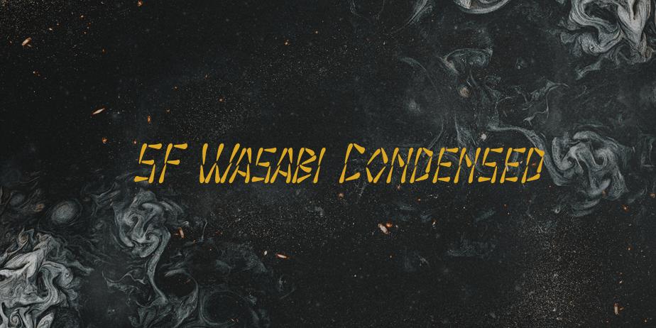 Fonte SF Wasabi Condensed