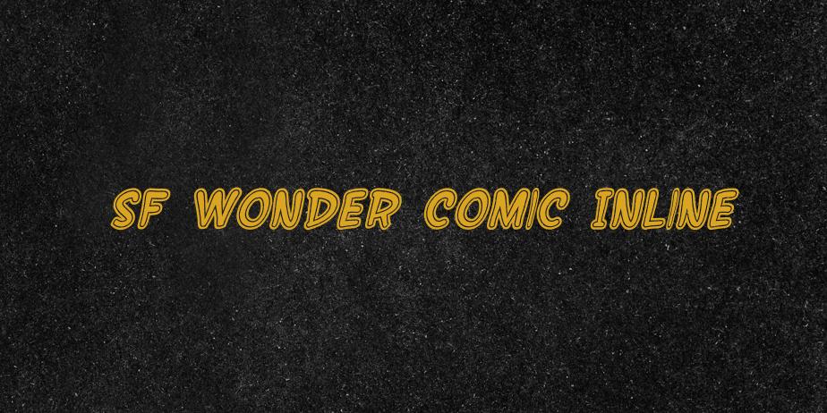 Fonte SF Wonder Comic Inline