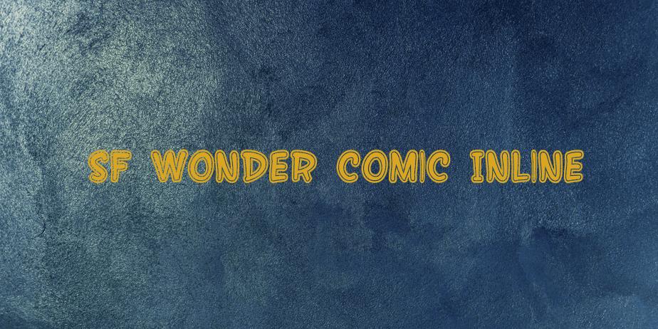 Fonte SF Wonder Comic Inline