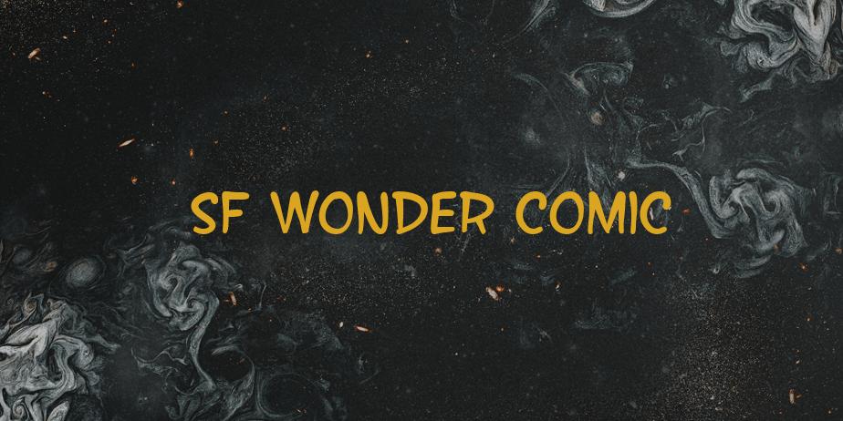 Fonte SF Wonder Comic