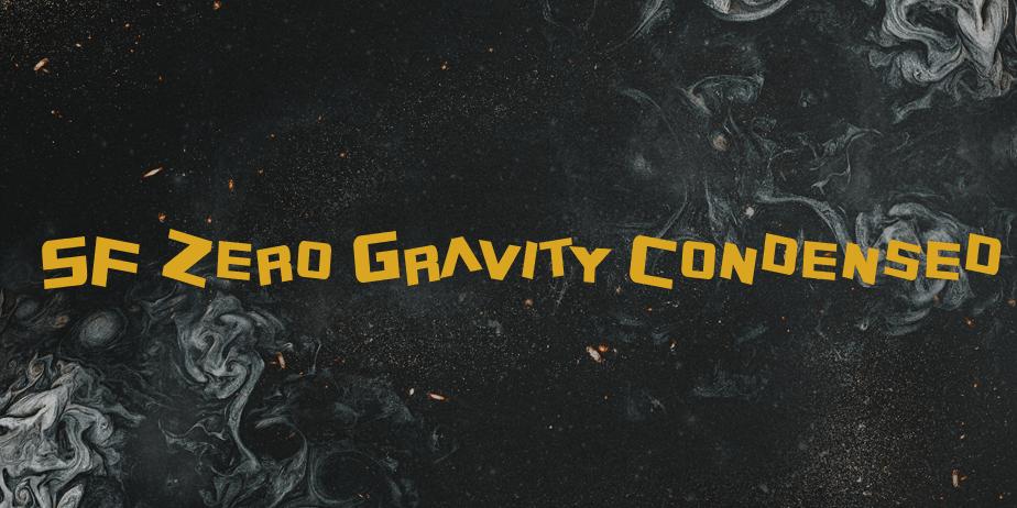 Fonte SF Zero Gravity Condensed