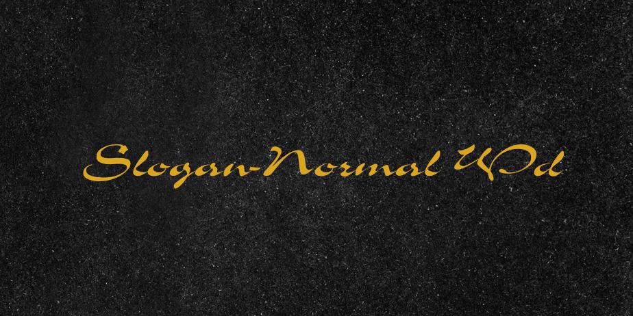 Fonte Slogan-Normal Wd