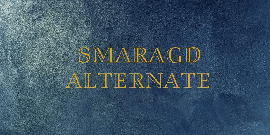 Fonte Smaragd Alternate