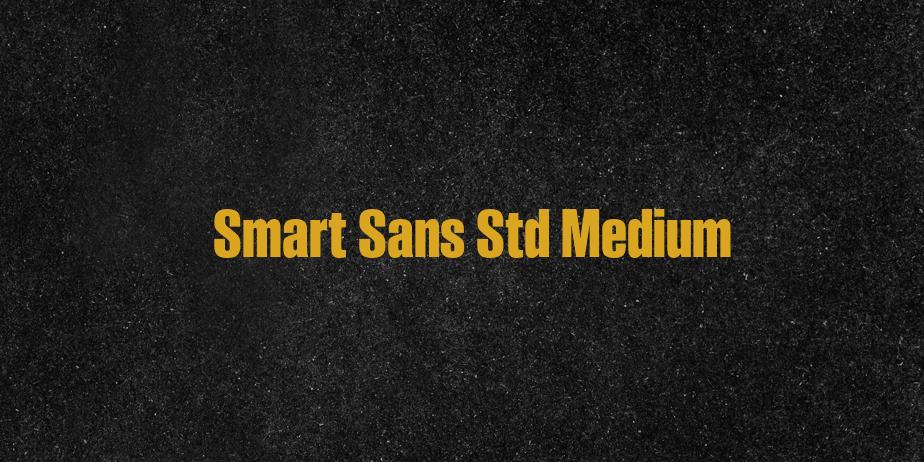 Fonte Smart Sans Std Medium