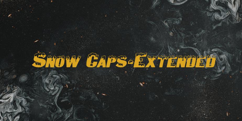 Fonte Snow Caps-Extended