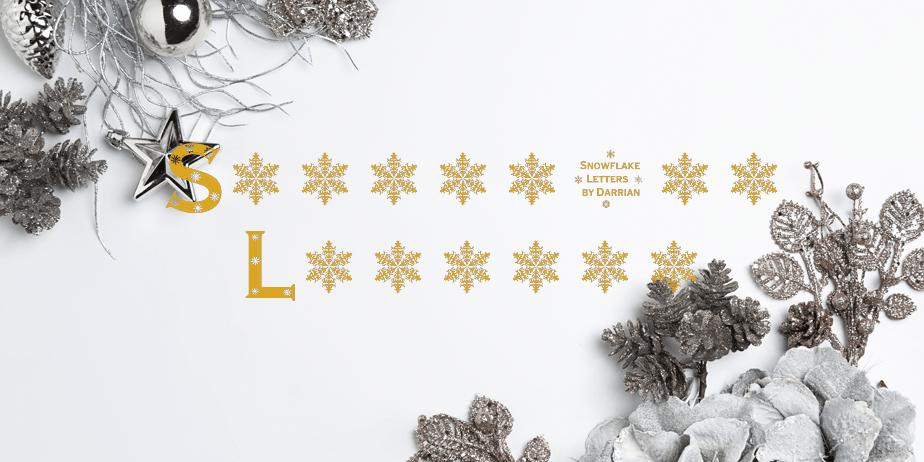 Fonte Snowflake Letters