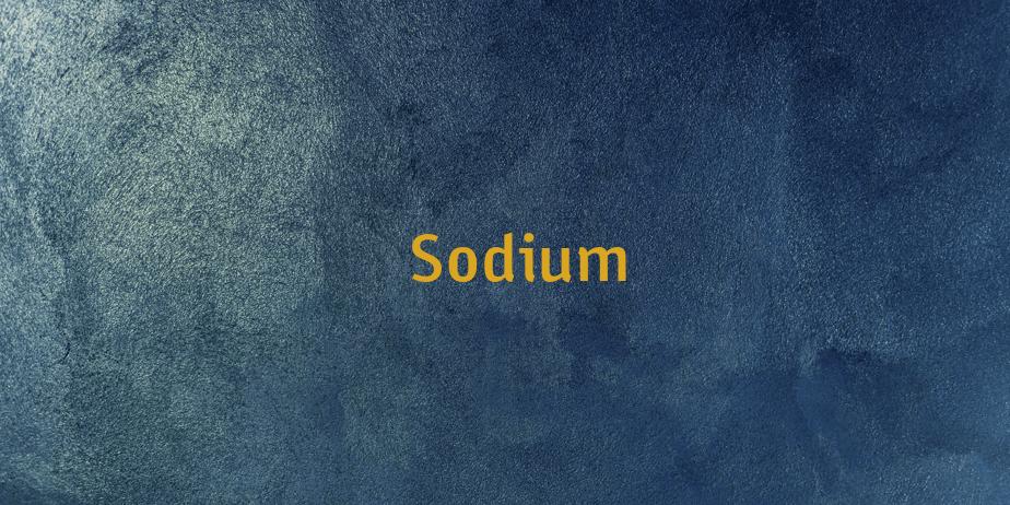 Fonte Sodium