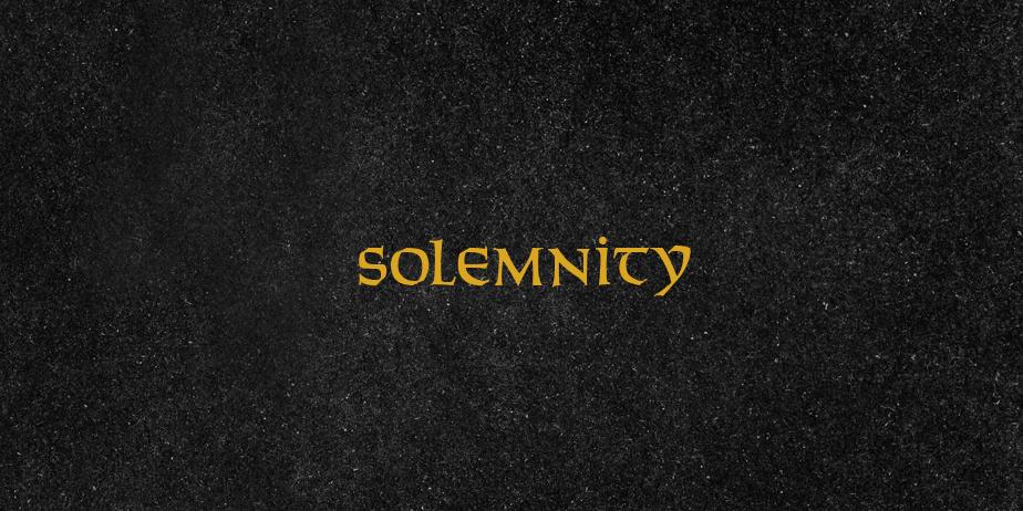 Fonte Solemnity