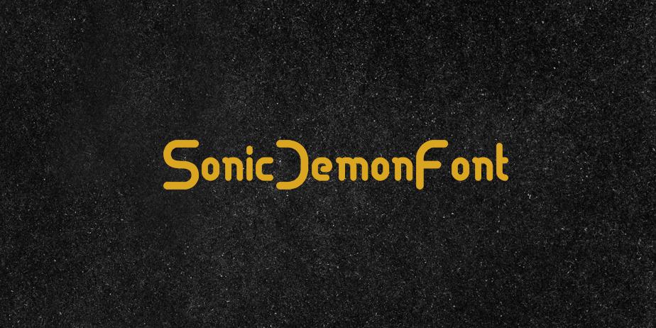 Fonte SonicDemonFont