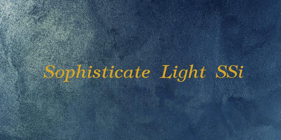 Fonte Sophisticate Light SSi