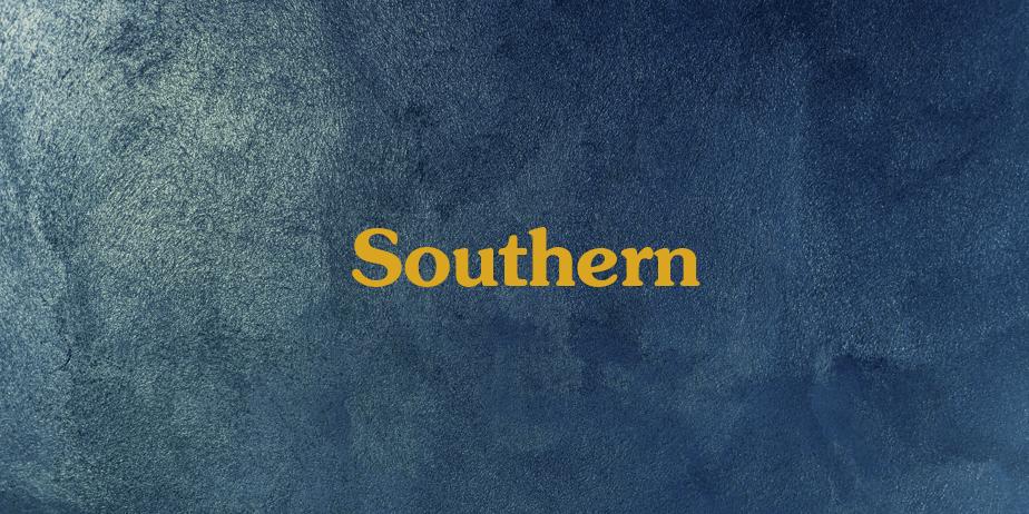 Fonte Southern