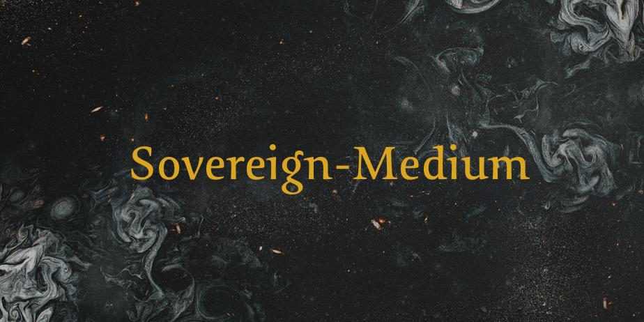 Fonte Sovereign-Medium