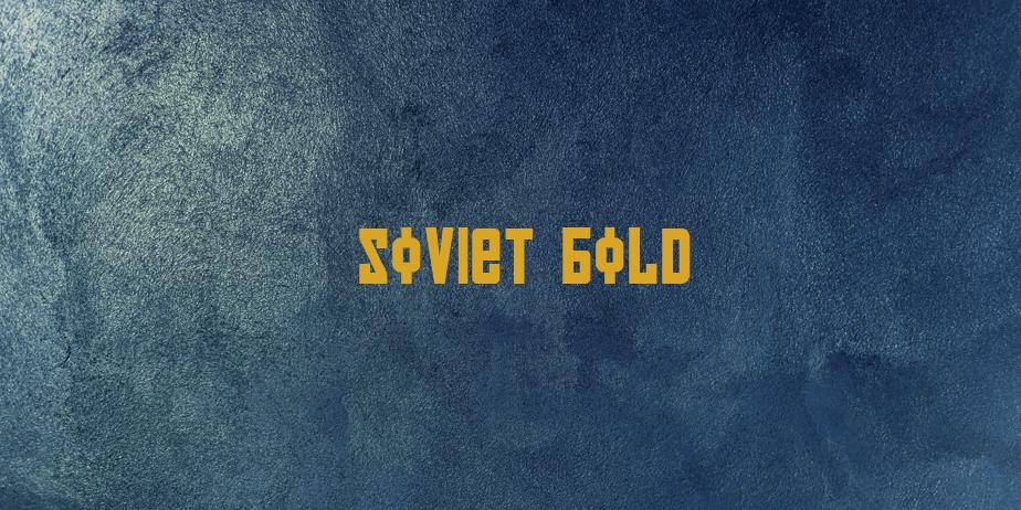 Fonte Soviet Bold