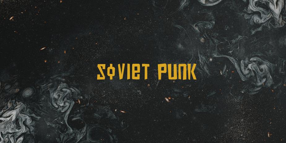 Fonte Soviet Punk