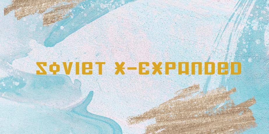 Fonte Soviet X-Expanded