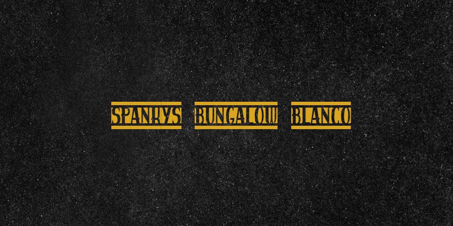 Fonte spankys bungalow blanco