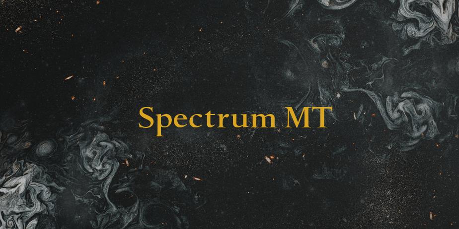 Fonte Spectrum MT