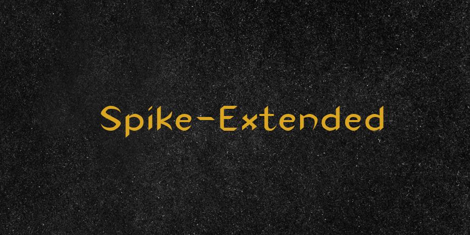 Fonte Spike-Extended