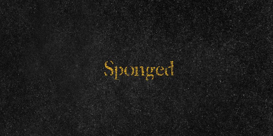 Fonte Sponged