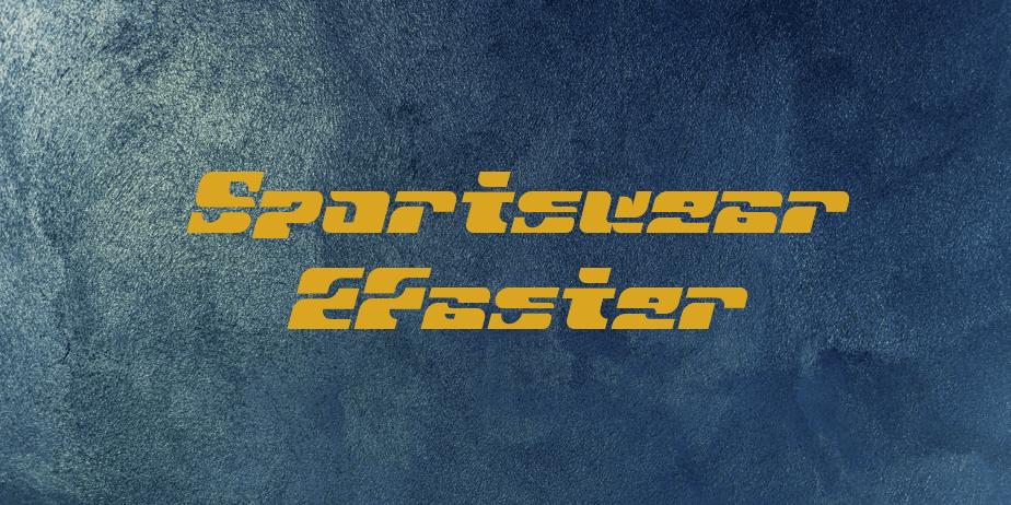 Fonte Sportswear EFaster