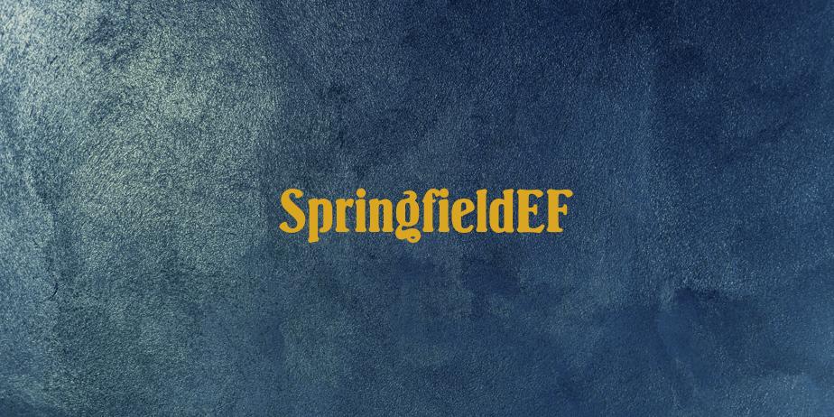 Fonte SpringfieldEF