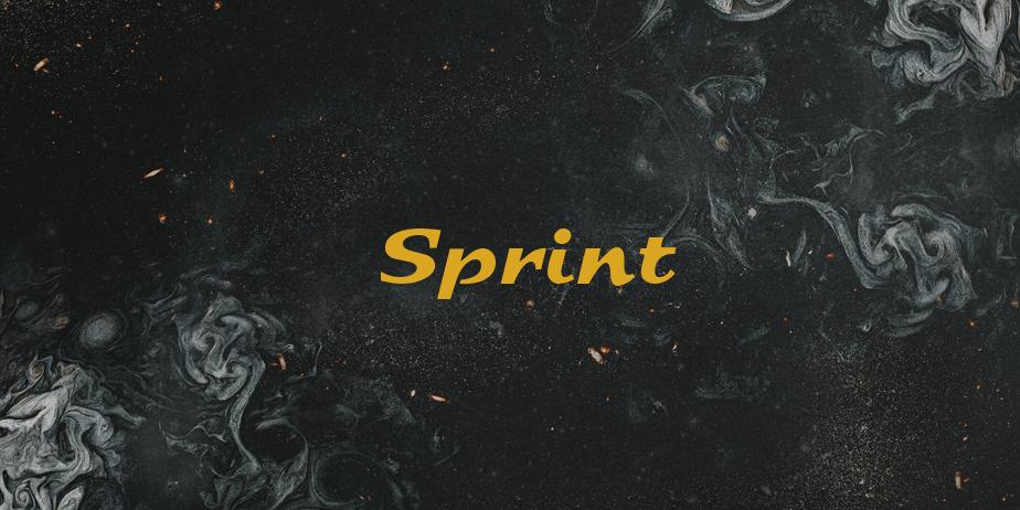 Fonte Sprint