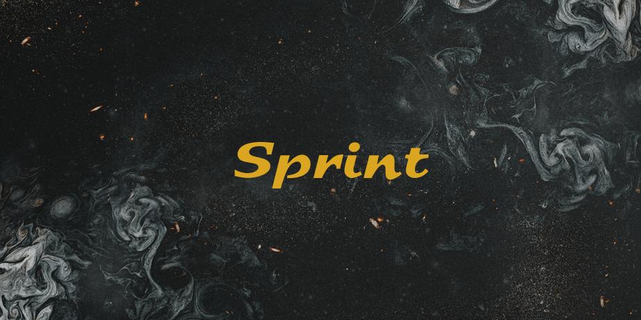 Fonte Sprint