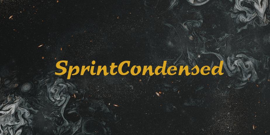 Fonte SprintCondensed