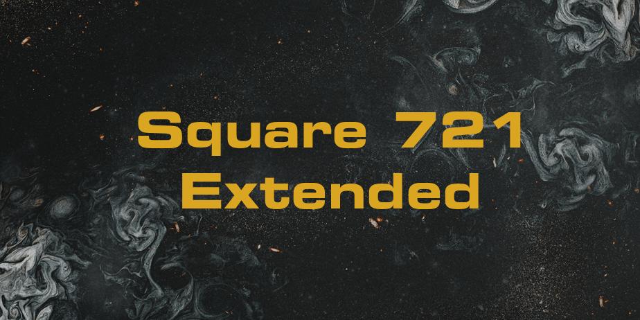 Fonte Square 721 Extended