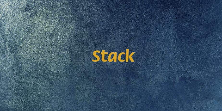 Fonte Stack