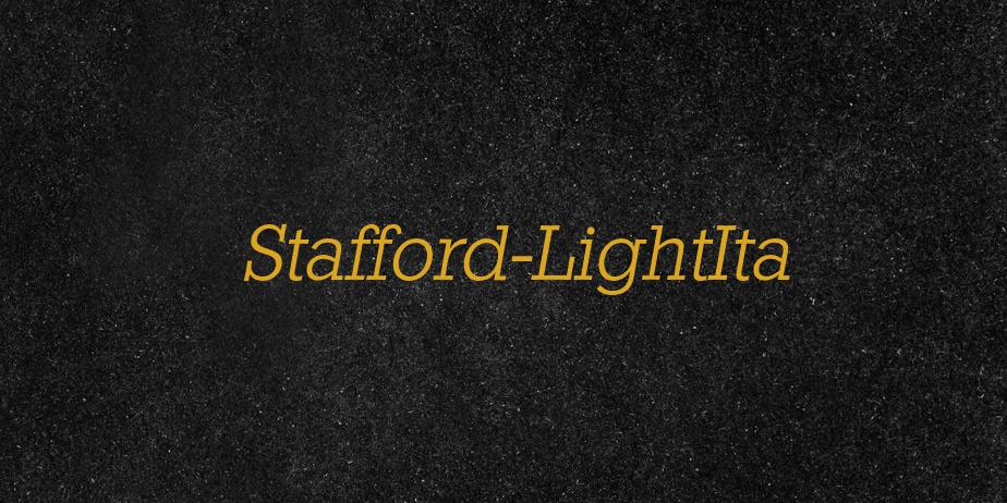 Fonte Stafford-LightIta