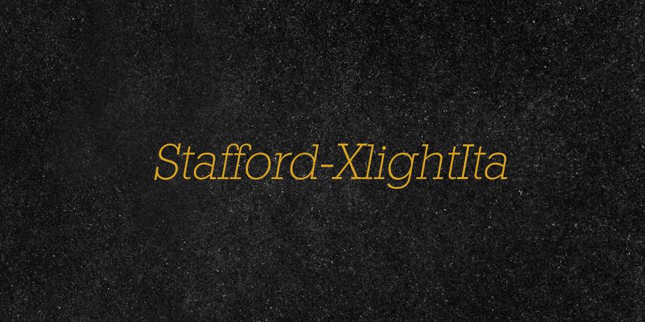 Fonte Stafford-XlightIta